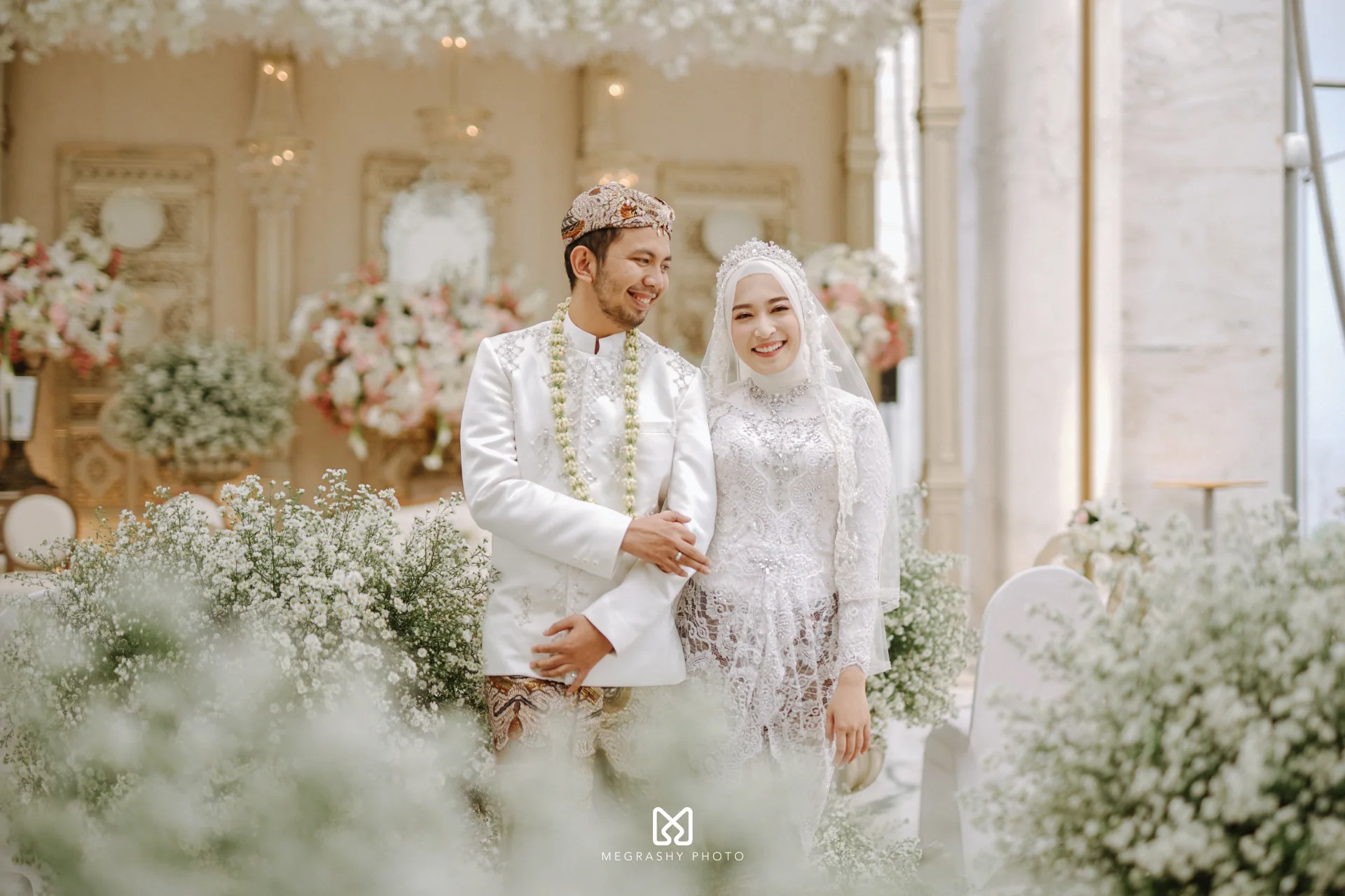 Pasangan FMO pada hari bahagia mereka